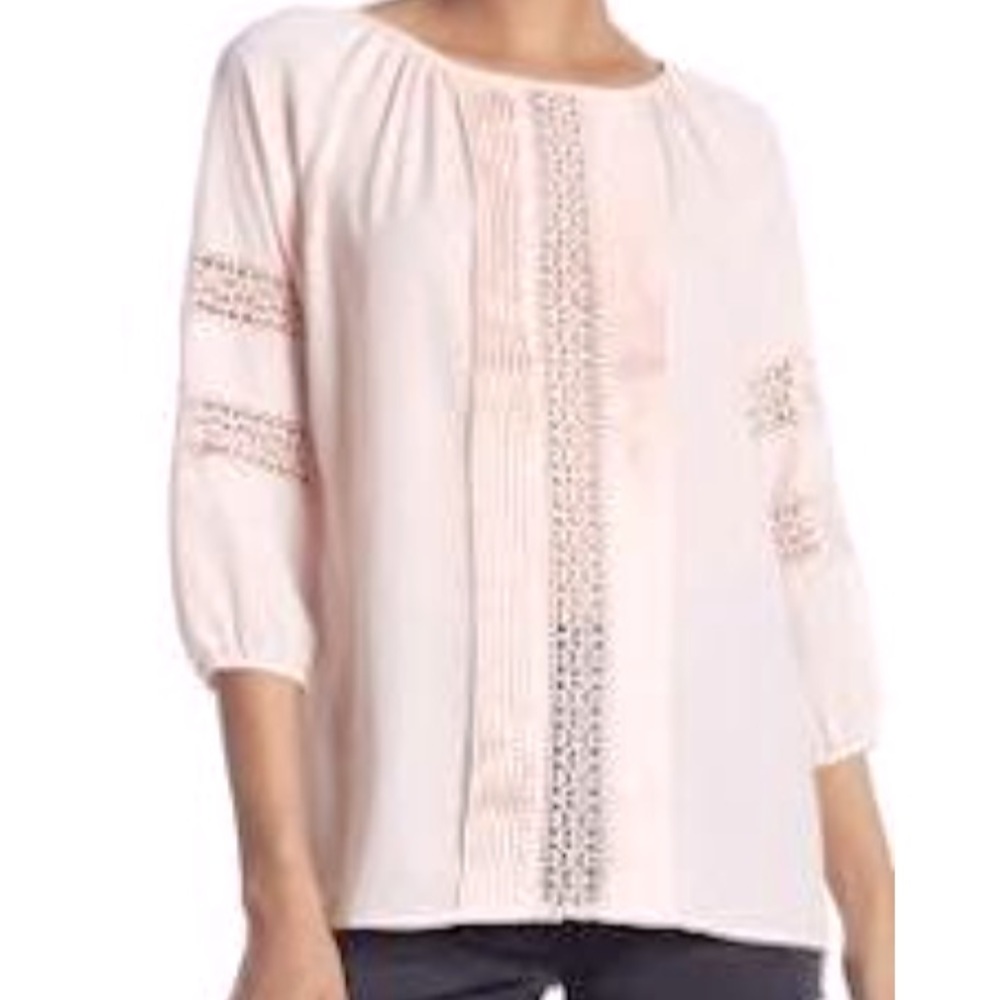 NWT. Catherine Malandrino Blush Blouse Size Small